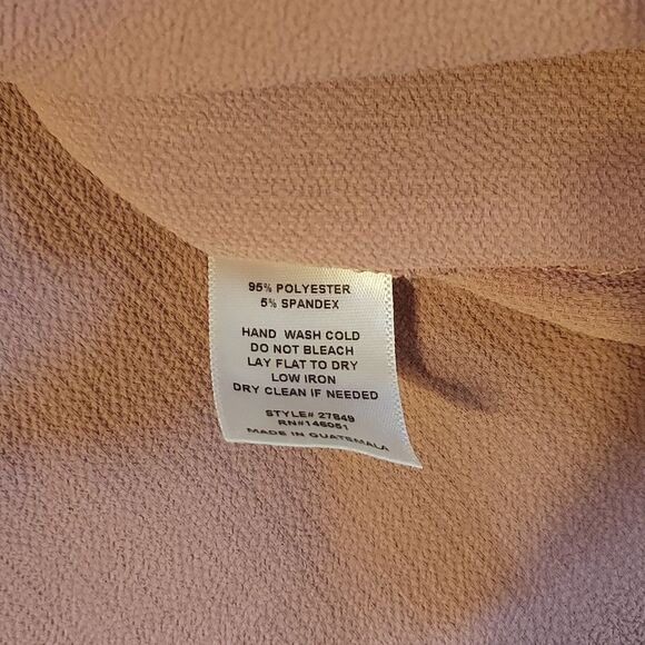 Monteau Flutter Sleeve Blouse M - Picture 5 of 5